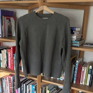 AYR Women's Olive Crewneck Sweater